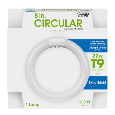 Feit Electric Feit Legacy Bulbs 22 W T9 8.3 in. D X 8.3 in. L Circline Fluorescent Bulb Daylight Linear 6500 K 1 p FC8T9/D